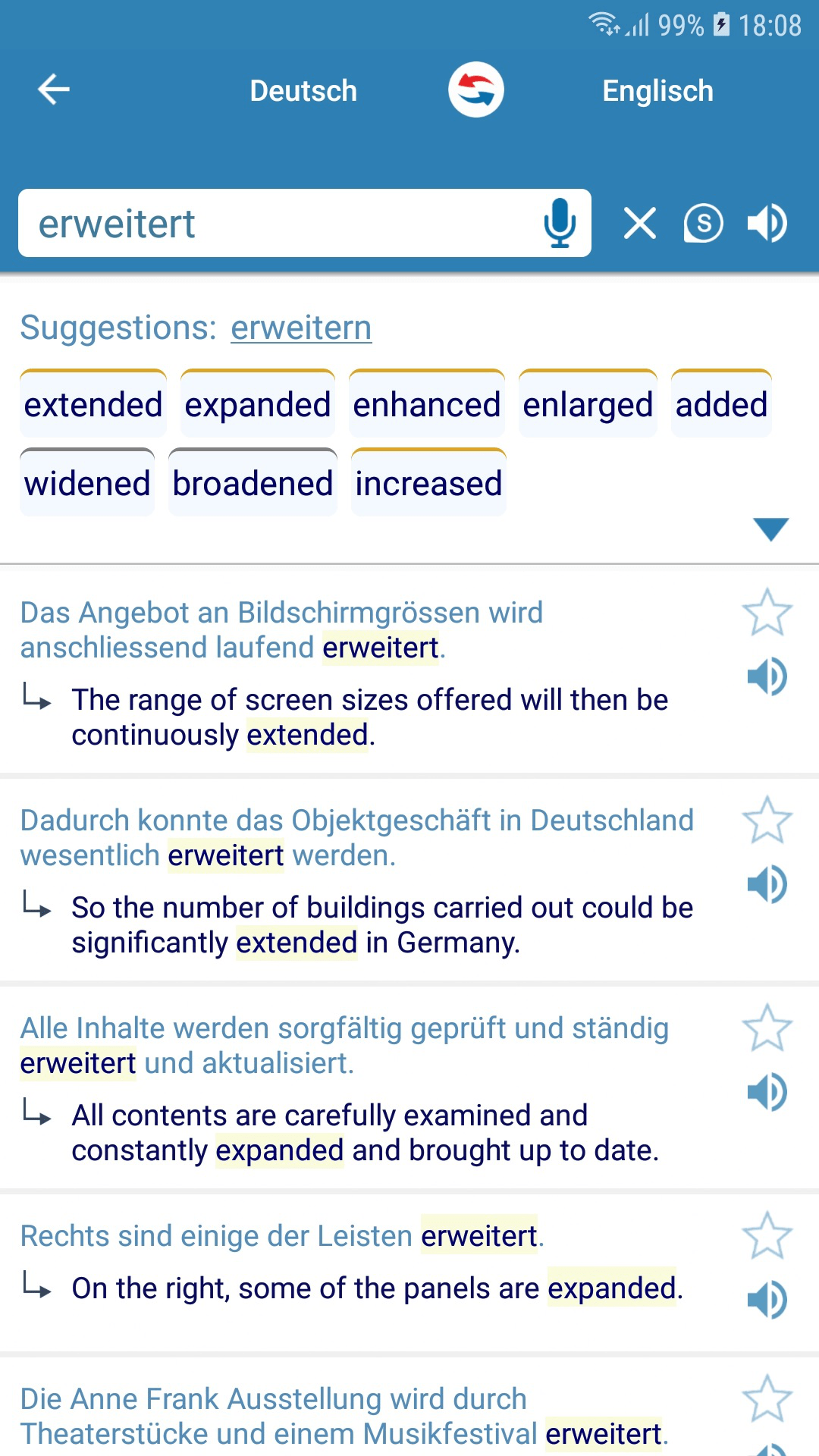 Reverso Context Reverso Übersetungsapp für iOS und Android, mobiler