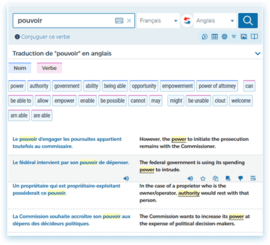 Reverso Context | Utilisation Du Dictionnaire Des Mots Et Expressions ...